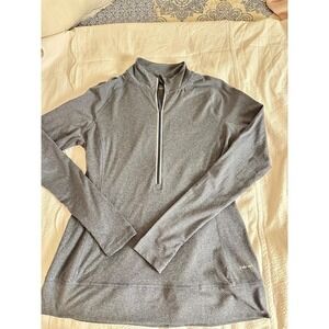 Hind 1/4 zip athletic top sz L grey
